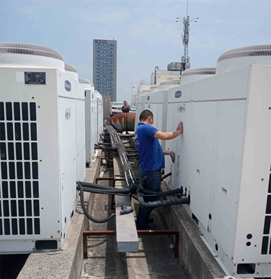 全南中央空调制热和不制冷系统维修方法